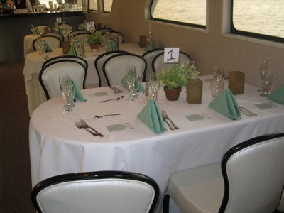 NY Yacht 95 starboard table